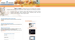 Desktop Screenshot of primewebdesign.com