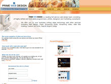 Tablet Screenshot of primewebdesign.com